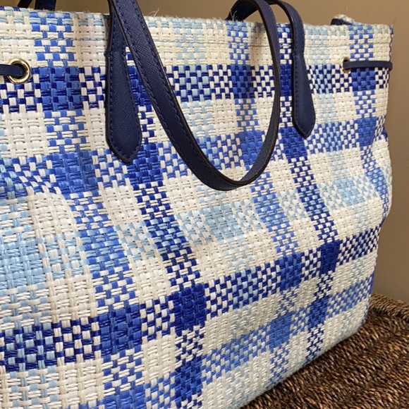 Kate Spade Blue/White Tote - Picture 6 of 10